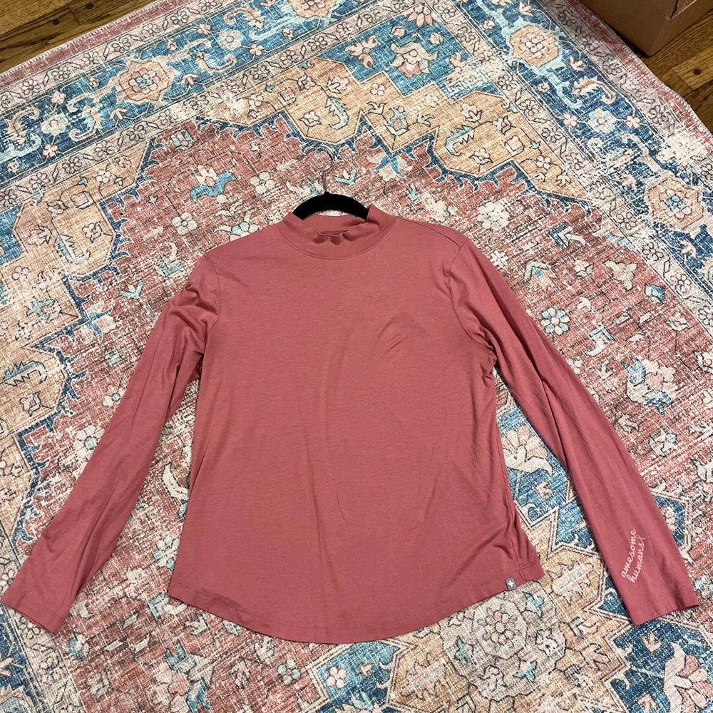 Figs Long Sleeve Tee in Dusty Rose